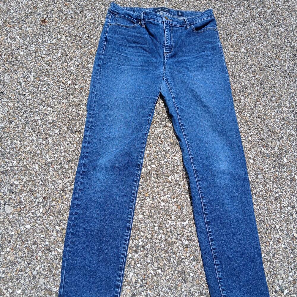 Lucky Brand Hayden Skinny Jeans Womens 10/30 Blue Medium Wash Ankle Denim